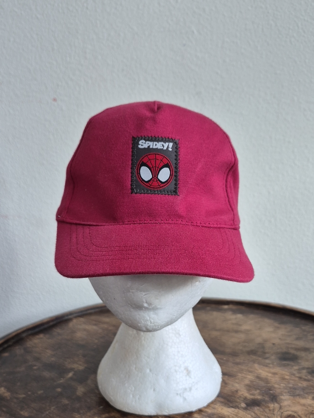 Marvel SPIDEY Boys Adjustable Baseball Cap, red